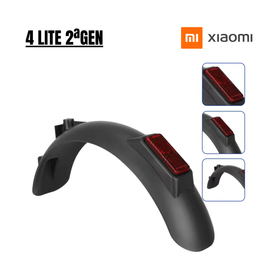 Garde-boue arrière avec éclairage pour Xiaomi 4 Lite 2e génération – France