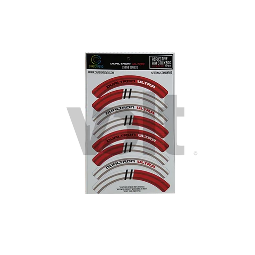 CARBON REVO STICKER JANTES ROUGE ET BLANC - DUALTRON ULTRA/THUNDER