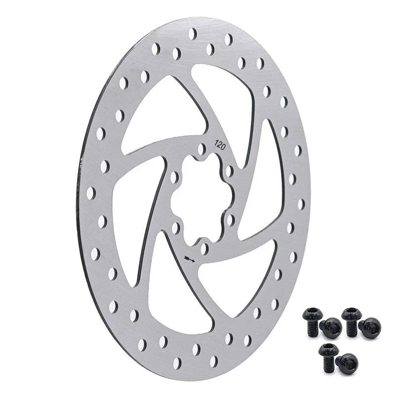 Disque de frein 120mm 6H argent pour Cecotec Outsider/Bongo série A