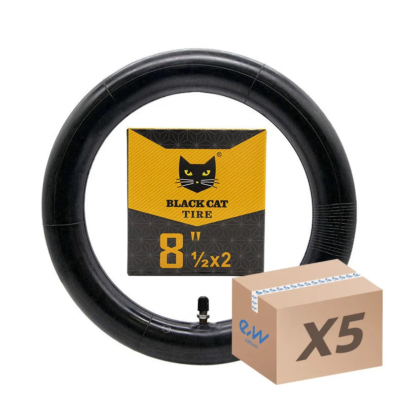 Chambre à air 8,5x2 Black Cat - valve droite - 5pcs