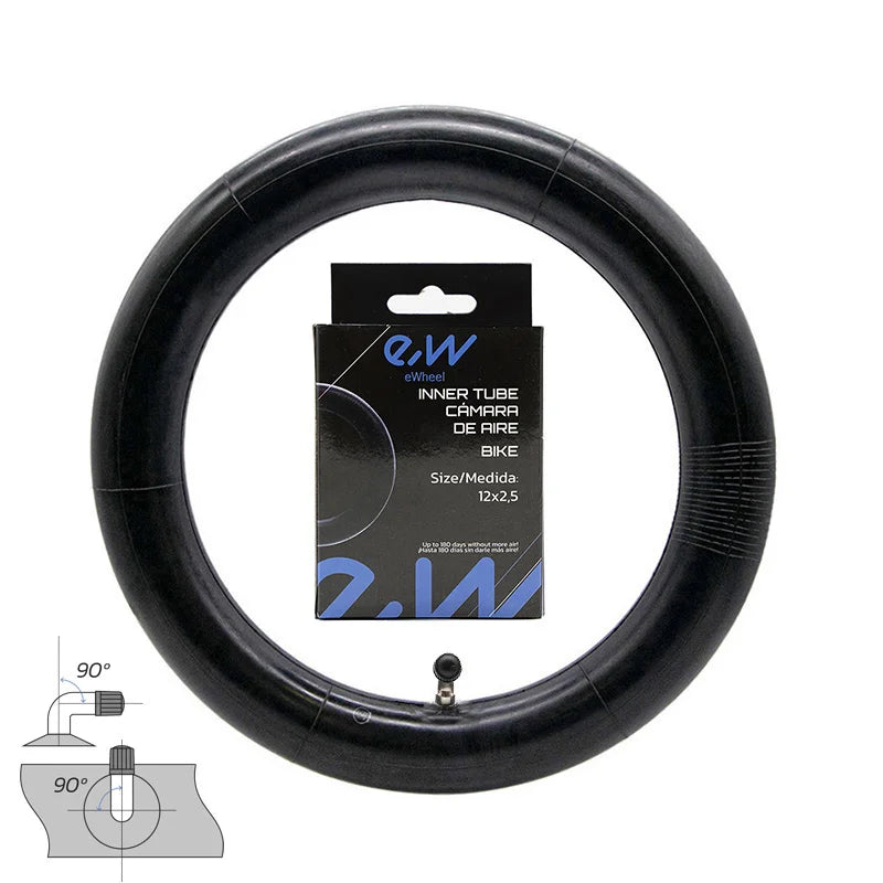 Chambre à air 12x (1,75 /2 /2,125) VC 90x90º Ewheel