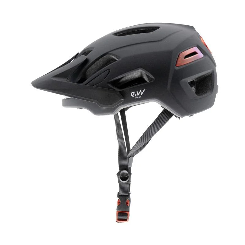 Casque CP04 noir M avec clignotant