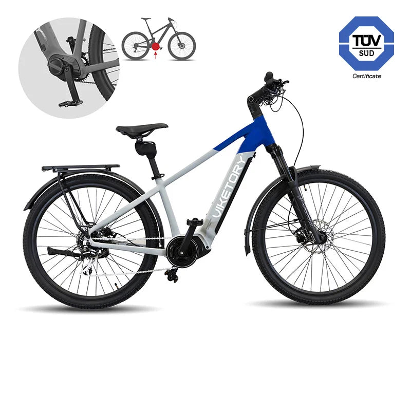 VENTIX +Plus vélo électrique URBAN Gris/Bleu