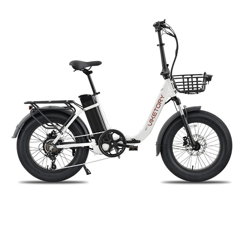 GRANIT vélo électrique FATBIKE Pliable Blanc