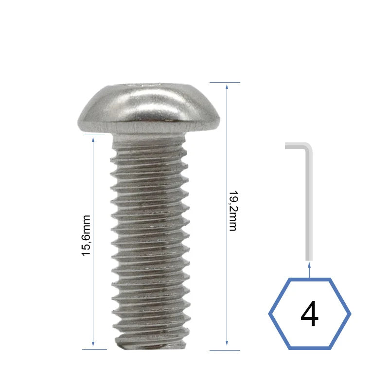 Vis de base avant et arrière Dualtron Mini – lot de 30 unités
