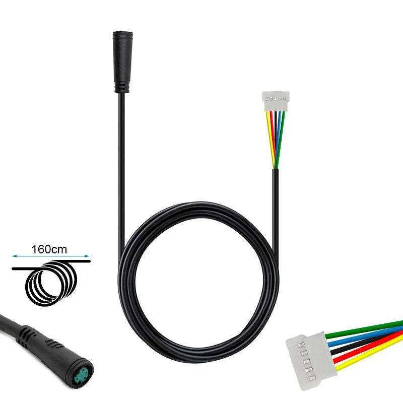Câble display-contrôleur compatible Cecotec D20, D30 et D40, faisceau de connexion reliant l’écran au contrôleur pour trottinette électrique.