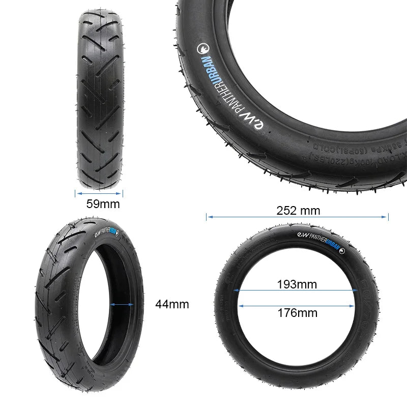 Pneu tubeless 60/70-7 POUR MI4 PRO MAX/PLUS EWHEEL PANTHERURBAN