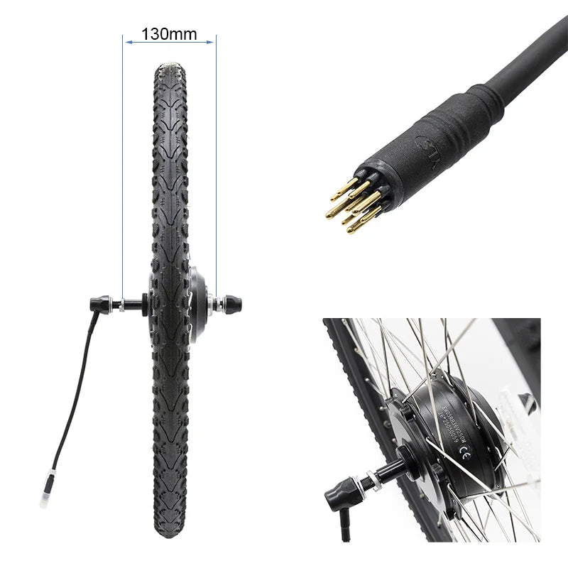 Moteur 36V 250W pour Velo Electrique 26 pouces (Inclut pneu)