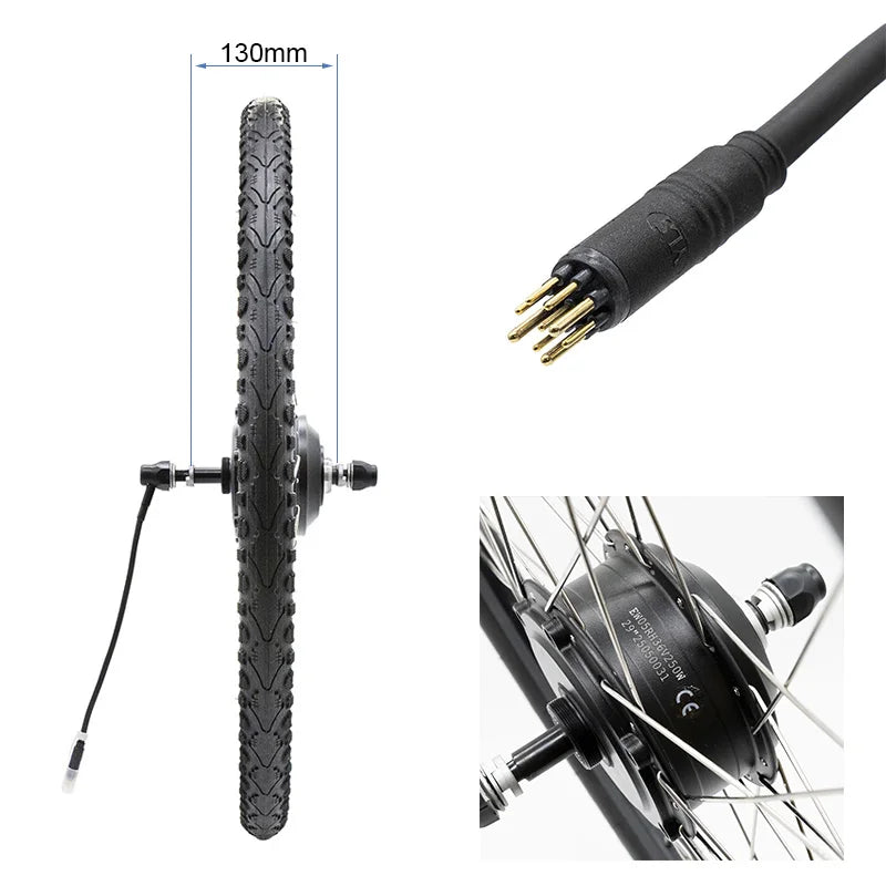 Moteur 36V 250W pour Ebike jante 700C (Inclut pneu)