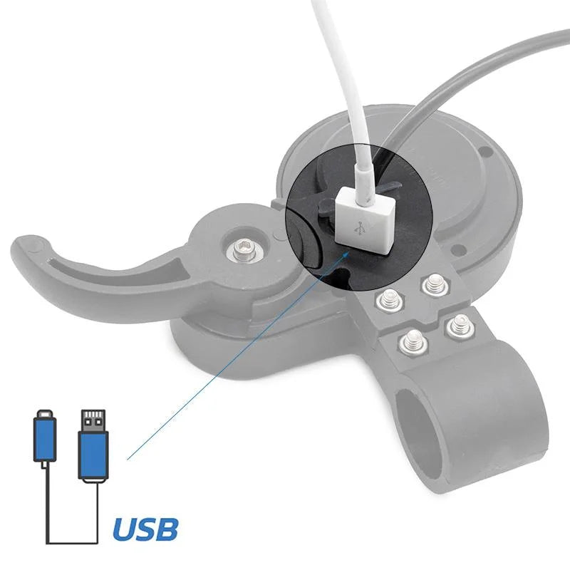 Display QS-S4 36-72V 6 pin avec accélérateur d'index