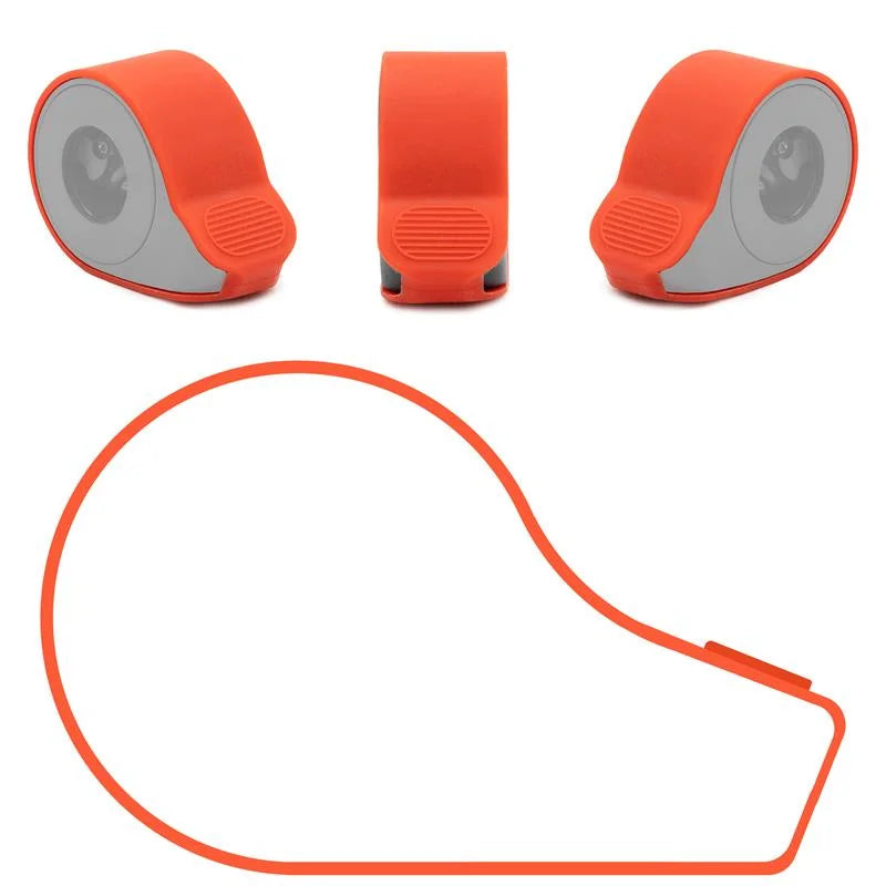 Cache en silicone rouge pour accélérateur - 10pcs