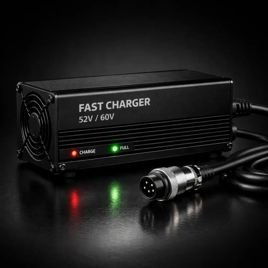 Chargeur rapide 52V/60V pour trottinette électrique
