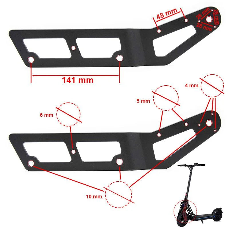 Bras de fourche L pour Ecoxtrem