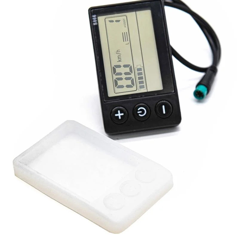 Protecteur en silicone imperméable blanc pour écran S866 - 2 pcs.
