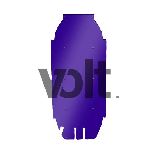CARBONREVO PLAQUE PROTECTION V2 VIOLET(RONDELLE ET VIS)-SPW4 18-26Ah