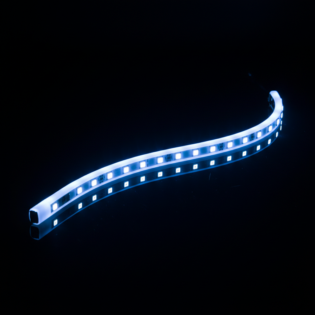 Bande de guidage lumineuse LONGUE Inmotion V10, vue principale de face, pièce de rechange certifiée (Monocycle électrique) compatible Blueway pour véhicule de mobilité urbaine.