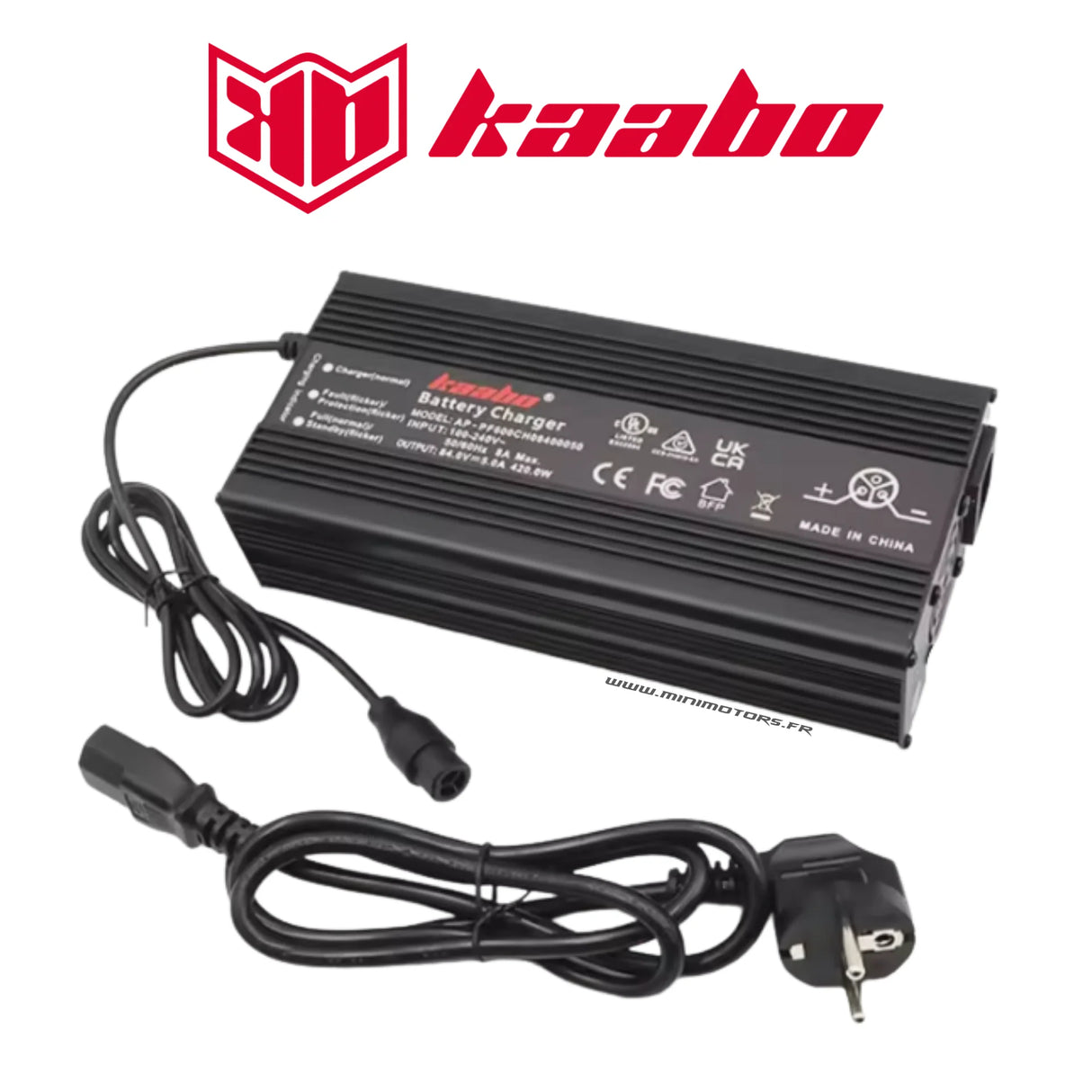 KAABO WOLF KING GTR | CHARGEUR RAPIDE 84V 5A