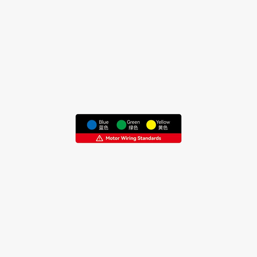 F18 Motor Terminal Block Color Code