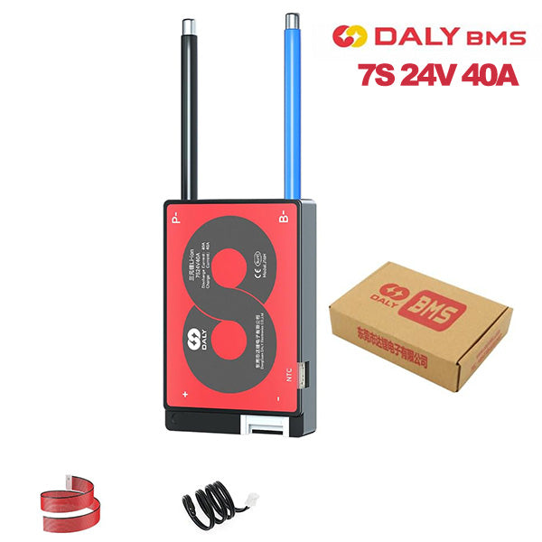 BMS DALY 7S 24V 40A Batterie Liion