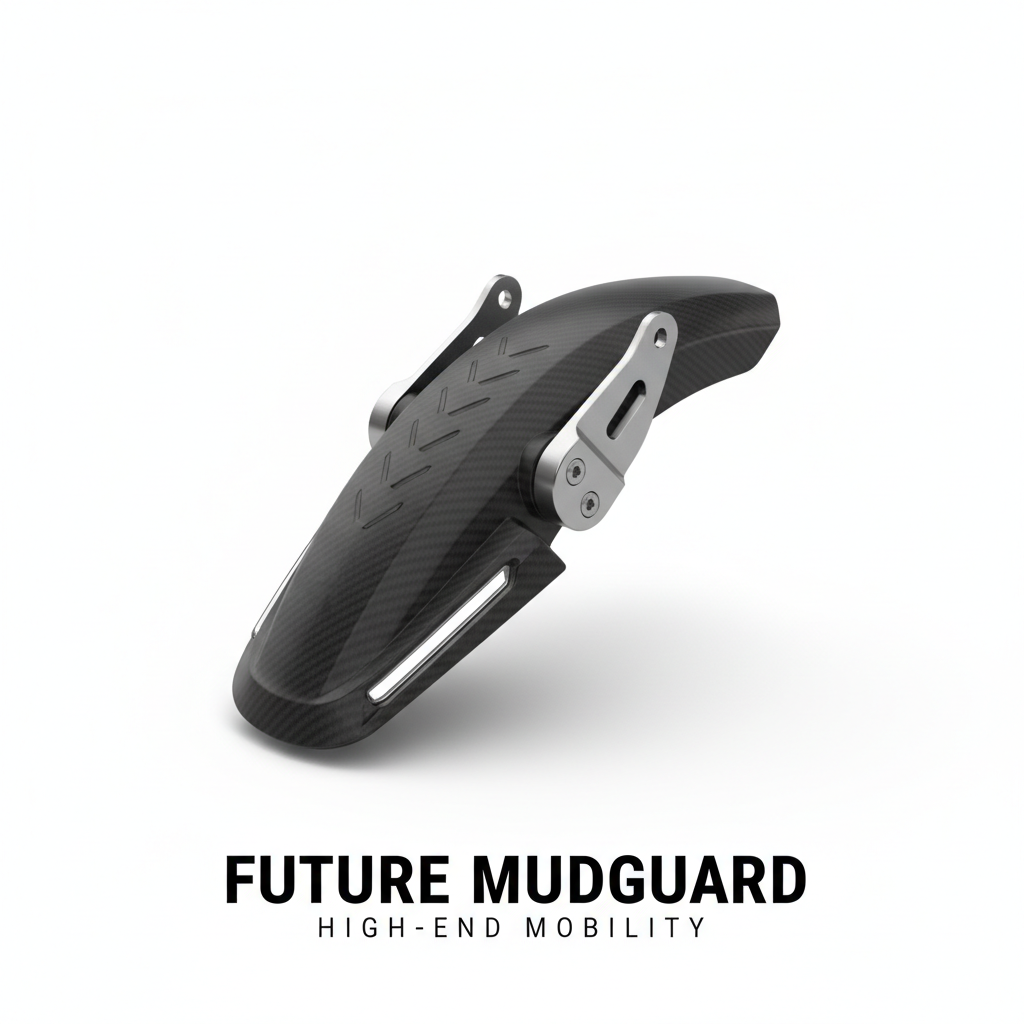 garde-boue arrière, vue principale de face, accessoire et composant d'origine compatible PURE pour véhicule de mobilité urbaine.
