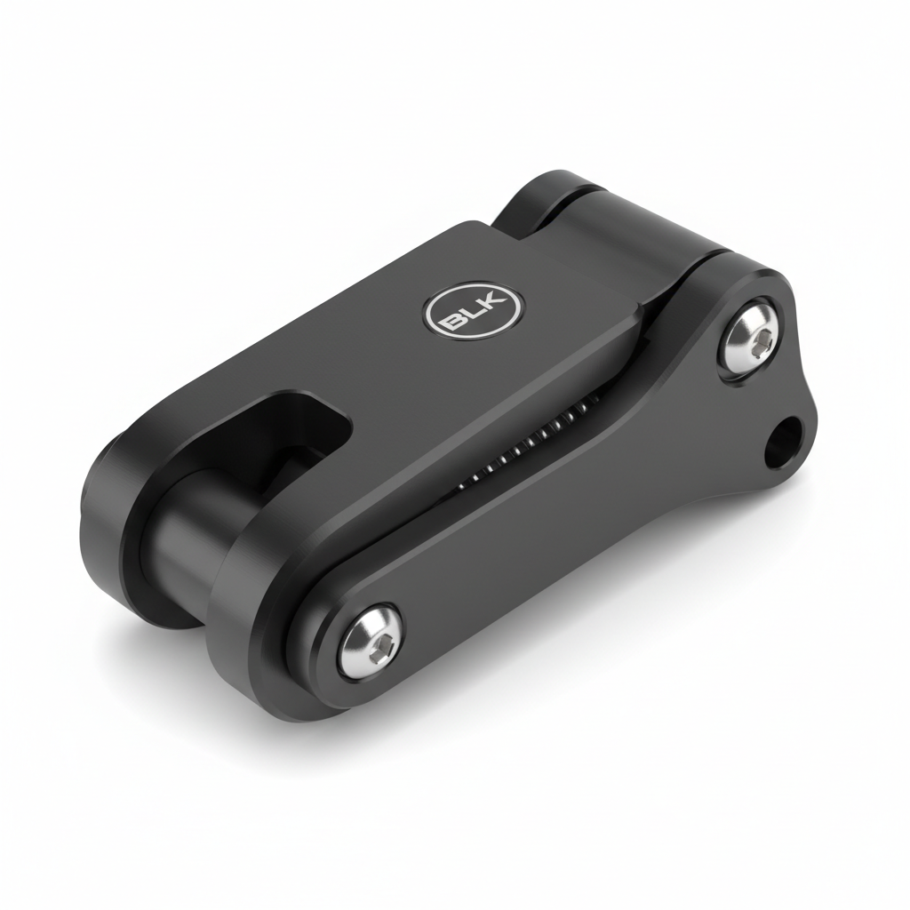 Repose-pieds rabattable droit et indicateur BLK, vue principale de face, accessoire et composant d'origine compatible PURE pour véhicule de mobilité urbaine.