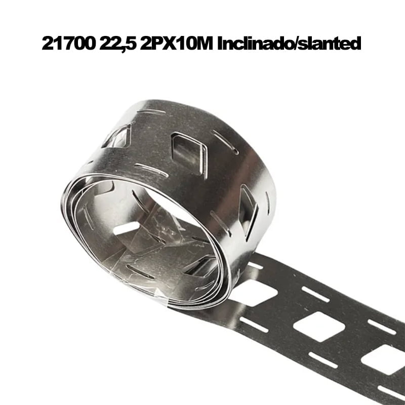 Rouleaux de Nickel pour Batteries 21700 – modèle pa : incliné | taille pa : 015×225-2p-10m-2