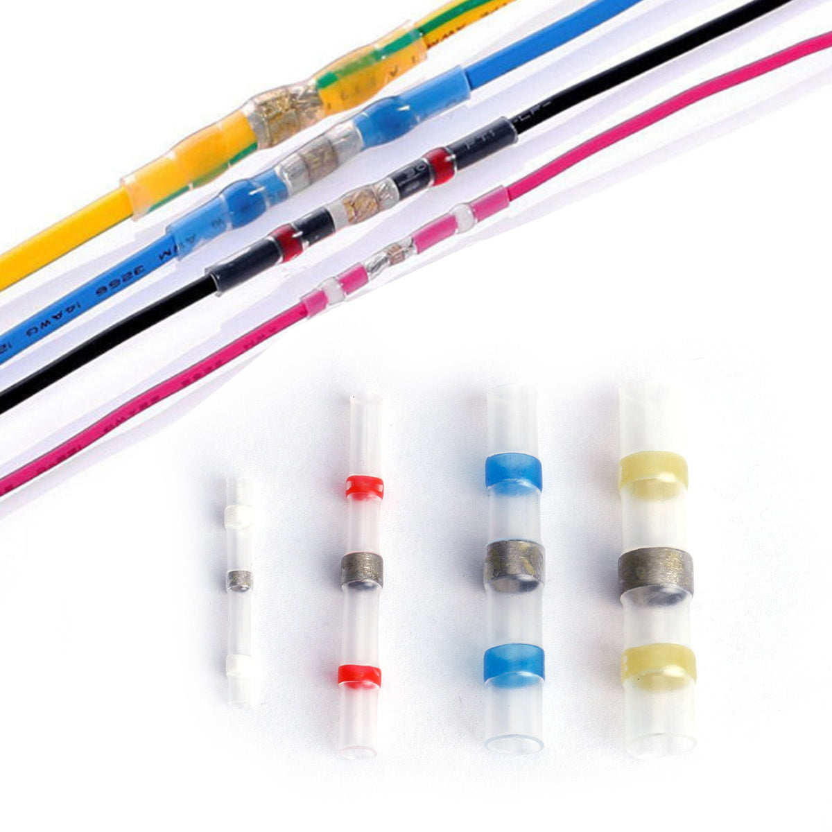 Manchons à souder pour bornes thermorétractables, vue principale de face, pièce de rechange certifiée (Accessoire) compatible Skuterzone pour trottinette électrique.