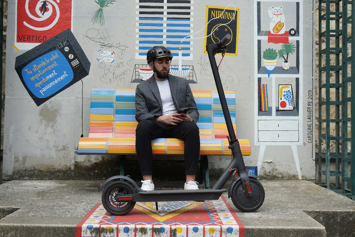 Boutique RideBack.be présentant la collection de trottinettes électriques et produits de mobilité électrique