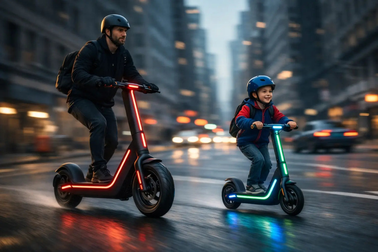image-trottinette-enfant-ia-enterprise-rideback-be-mobilite-electrique-securisee-urbaine-familiale