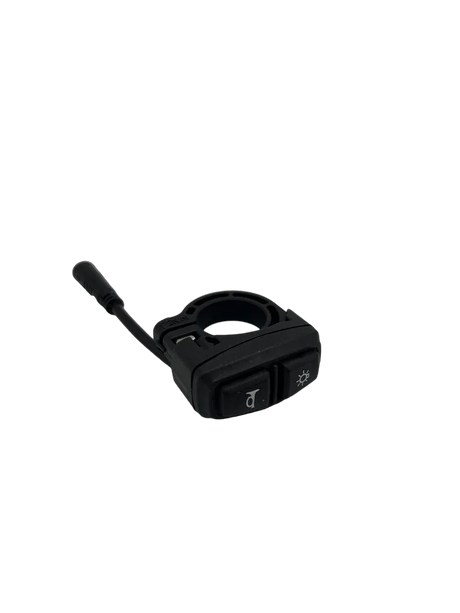 HERO X8 & S10 | BOUTON KLAXON ET LED V1, vue principale de face, pièce de rechange certifiée (Sonnettes et klaxons) compatible Volt pour trottinette électrique.