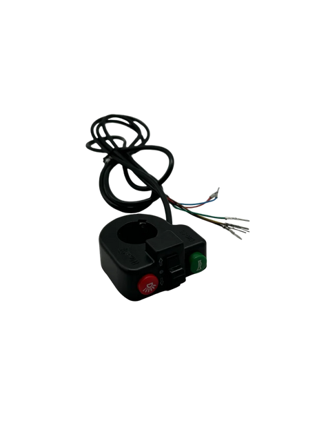 SPW 5 | COMMODO MULTIFONCTION (KLAXON, PHARE AVANT, CLIGNOTANT), vue principale de face, pièce de rechange certifiée (Clignotants) compatible Volt pour trottinette électrique.