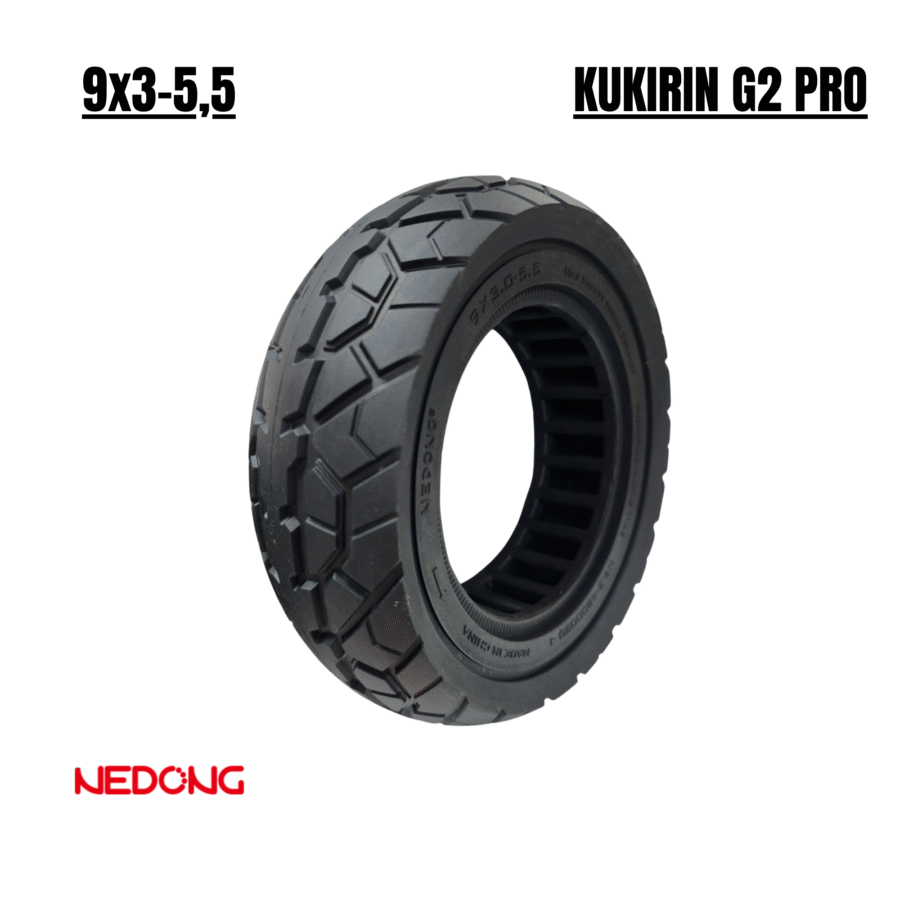 Roue solide 9 × 3-5,5 Kukirin G2 Pro [Nedong]