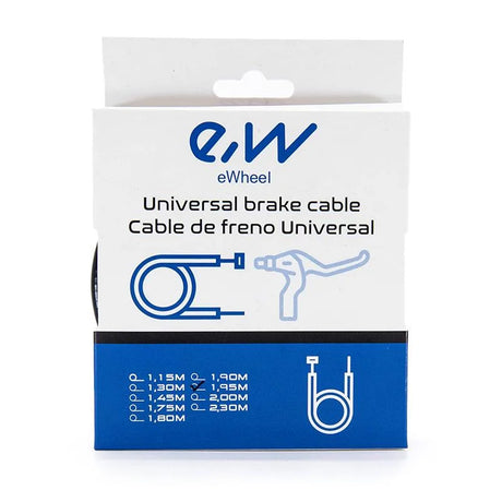Câble de frein noir de 1,95 m, vue secondaire n°3, pièce de rechange certifiée (Accessoire) compatible Ewheel pour trottinette électrique.