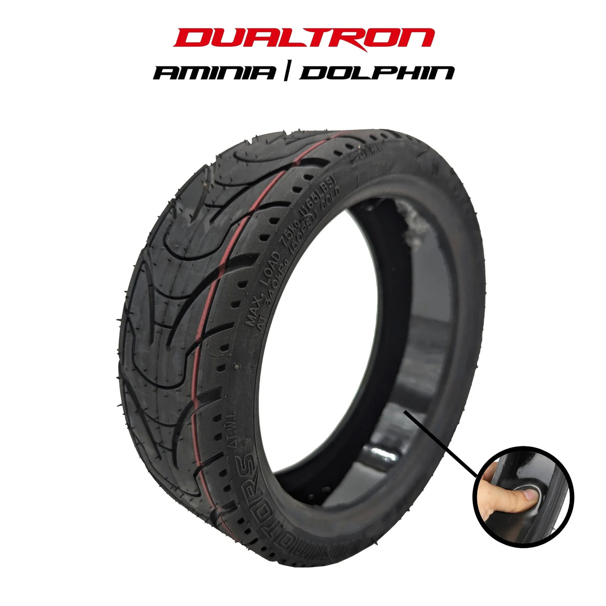 DUALTRON AMINIA & DOLPHIN | PNEU AVANT ANTI-CREVAISON