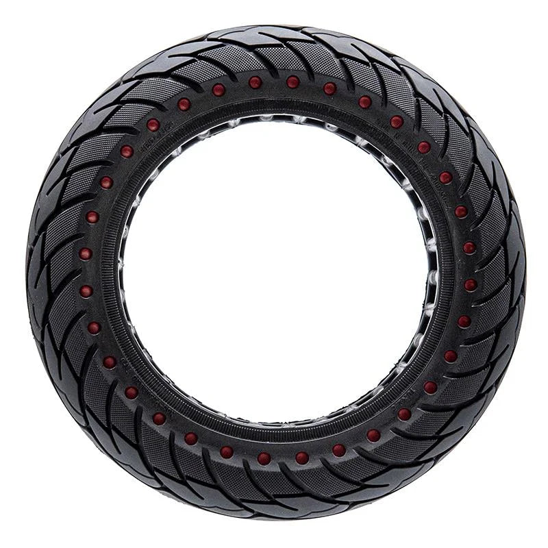 Pneu plein Ruvera 10x2,5-6,1 / B44 - points rouges [Nedong]