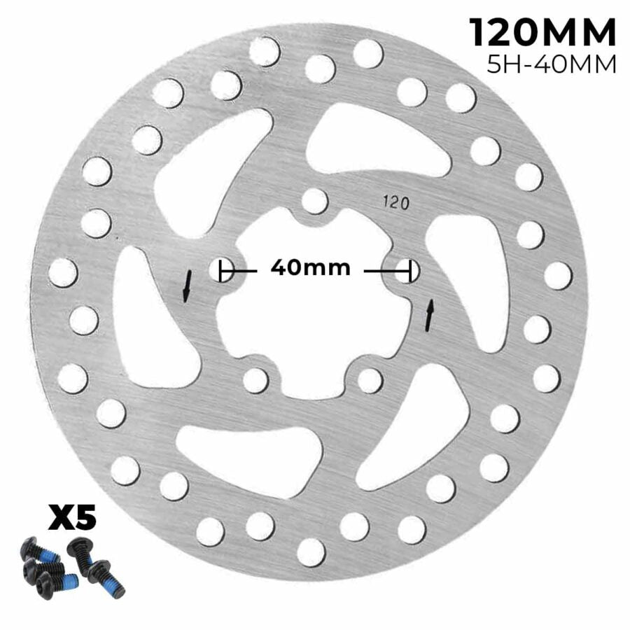 Disque de frein 120mm pour Xiaomi 5 trous