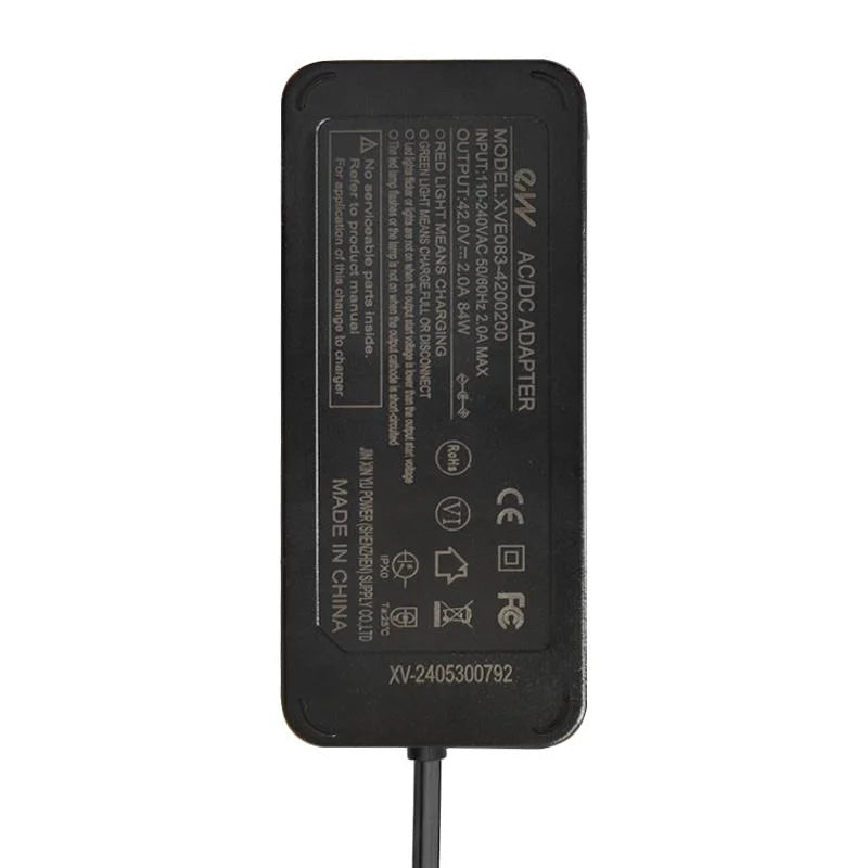 Chargeur premium 36v (sortie 42v) 2A pour xiaomi DC 8mm connecteur [Ewheel]