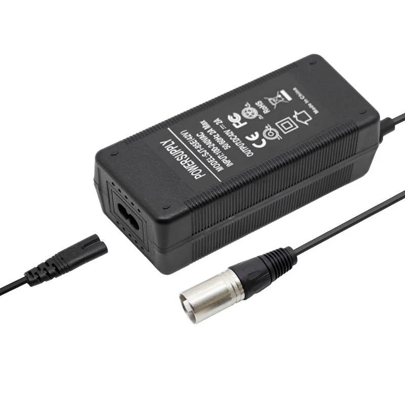 Chargeur 36v (sortie 42v) 2A connecteur XLR