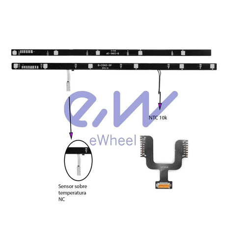 BMS 10S 36v 20A pour Xiaomi M365, 1S, Mi3, vue principale de face, pièce de rechange certifiée (Accessoire) compatible Ewheel pour trottinette électrique.