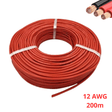 Câble 12AWG 200M Rouge