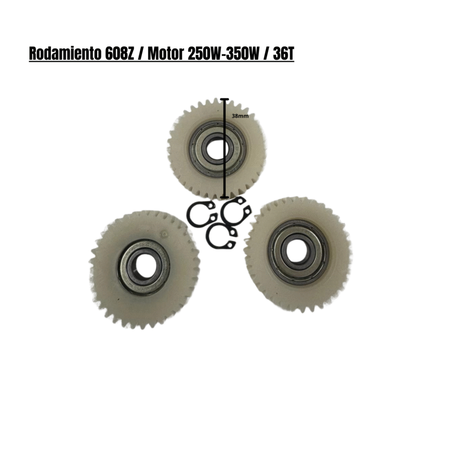 Roulement 608Z / Moteur 250W-350W / 36T