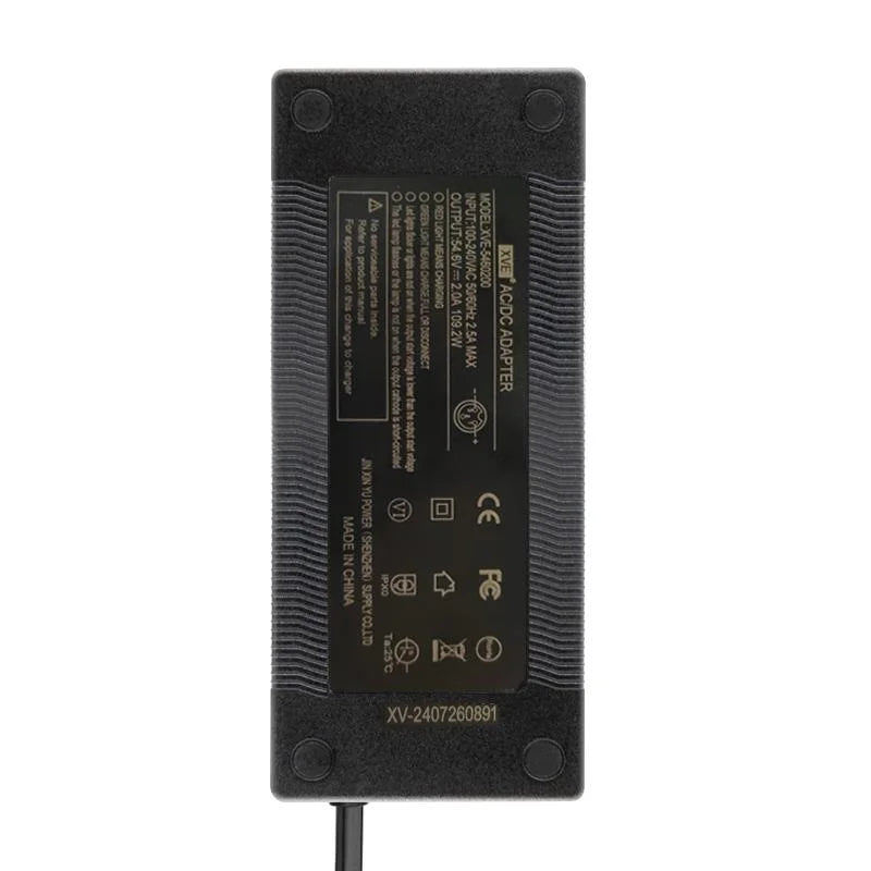 Chargeur Premium 48v (sortie 54.6v) 2A connecteur Gx16 [Ewheel]