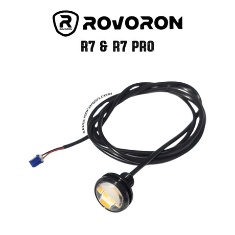 ROVORON R7 & R7 PRO | CLIGNOTANT ARRIERE GAUCHE, vue principale de face, pièce de rechange certifiée (Clignotants) compatible Volt pour trottinette électrique.