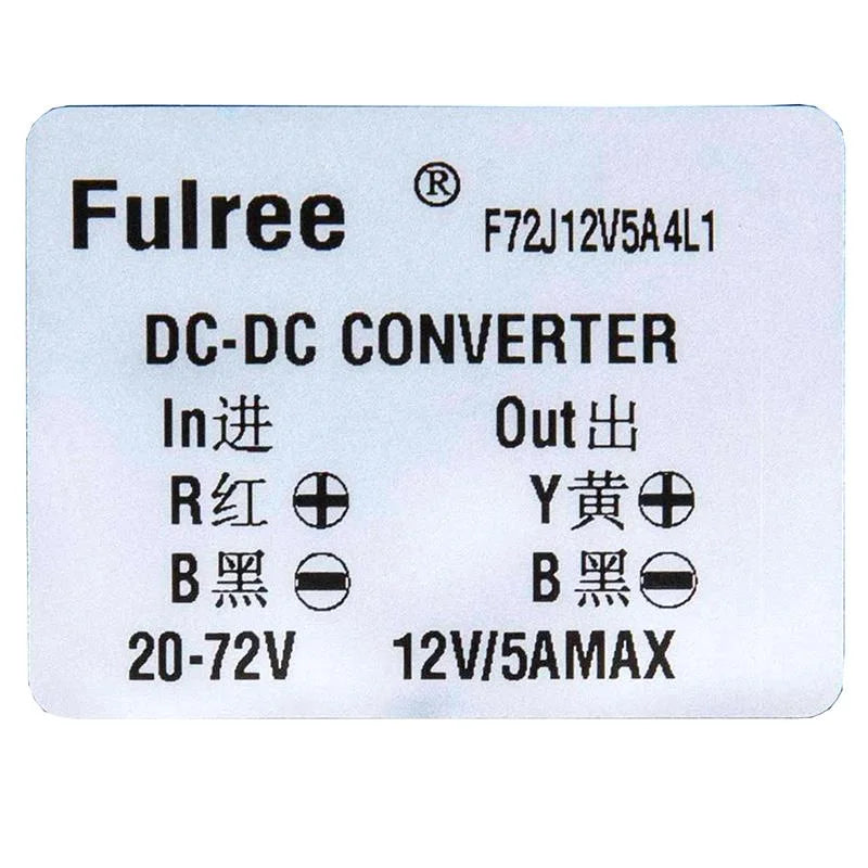 Convertisseur DC 20-72V vers 12V 5A [Fulree]
