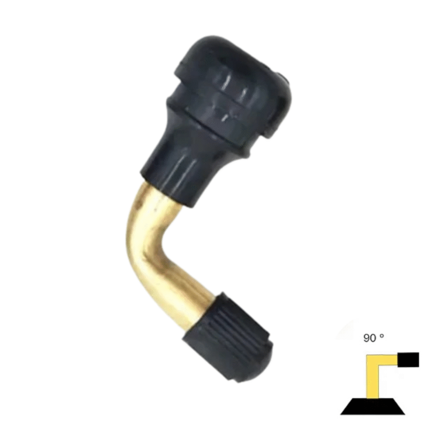 Valve Tubeless Torsadée à 90º PVR 60