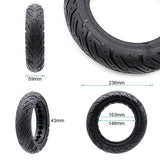 Pneu plein 10x2,5-6,5/B43 (60/70-6,5) - Compatible avec Ninebot G30
