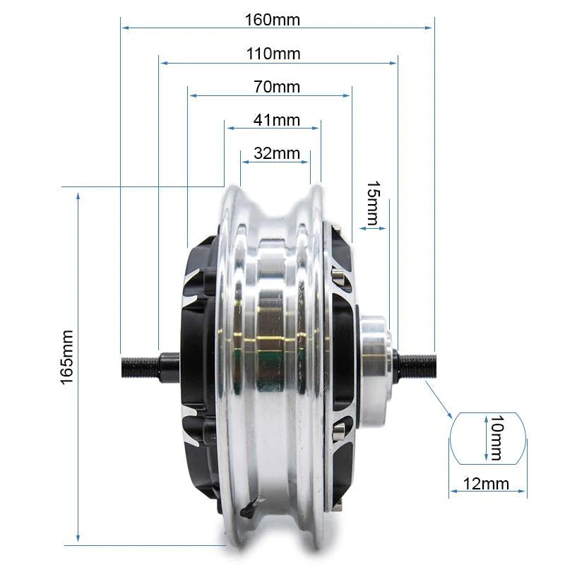 Moteur 48V 500W 6/B36
