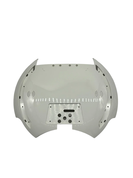 KS-14D | CACHE COQUE BLANC, vue principale de face, pièce de rechange certifiée (Couvercles et protections) compatible Volt pour gyroroue et monocycle électrique.