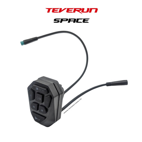 TEVERUN SPACE | COMMODO, vue principale de face, pièce de rechange certifiée (Commandes / Commodos) compatible Volt pour trottinette électrique.