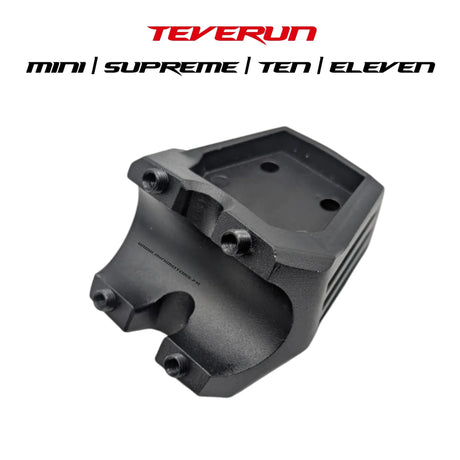 TEVERUN FIGHTER 10, 10+, 11, 11+, SUPREME, 7260R | SUPPORT POTENCE + INSERTS, vue principale de face, pièce de rechange certifiée (Guidons et potences) compatible Volt pour trottinette électrique.